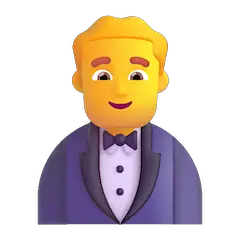 Man In Tuxedo Emoji on Windows