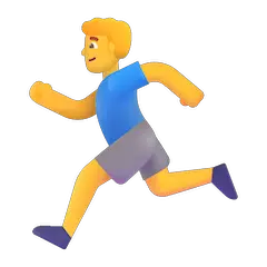 Hombre corriendo Emoji Windows