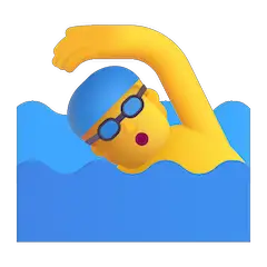 Man Swimming Emoji on Windows