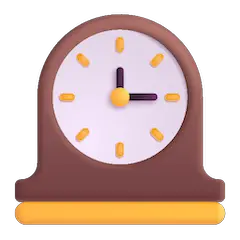 Mantelpiece Clock Emoji on Windows