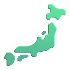 Map of Japan Emoji on Windows