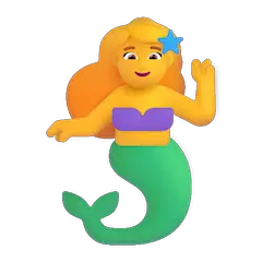 🧜‍♀️ Meerjungfrau Emoji auf Windows