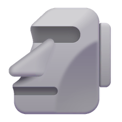 Estátua da ilha de Páscoa Emoji Windows