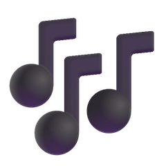 Musical Notes Emoji on Windows