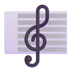 🎼 Musical Score Emoji on Windows