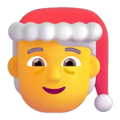 Weihnachtsperson Emoji Windows