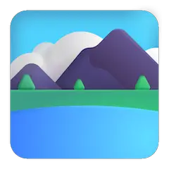 🏞️ Nationalpark Emoji auf Windows