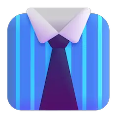 Necktie Emoji on Windows