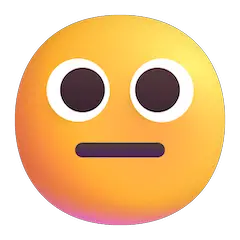 😐 Neutrales Gesicht Emoji auf Windows