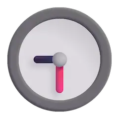 🕤 Neun Uhr dreißig Emoji auf Windows
