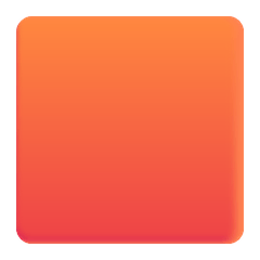 Quadrado cor de laranja Emoji Windows
