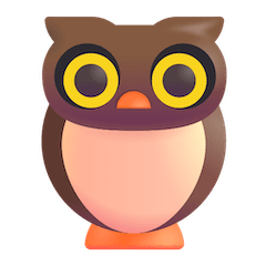 Owl Emoji on Windows