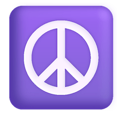 ☮️ Friedenssymbol Emoji auf Windows