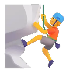 Person Climbing Emoji on Windows