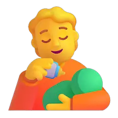 🧑‍🍼 Persona alimenta a bebé Emoji en Windows