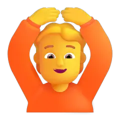 🙆 Person, die „OK“ gestikuliert Emoji auf Windows