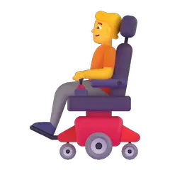 Person in elektrischem Rollstuhl on Microsoft