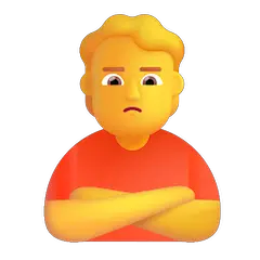 Person Pouting Emoji on Windows