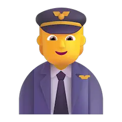 🧑‍✈️ Pilot Emoji on Windows