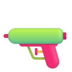 Pistol Emoji on Windows