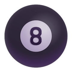 🎱 Pool 8 Ball Emoji on Windows
