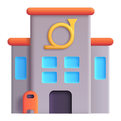 🏤 Oficina de correos europea Emoji en Windows