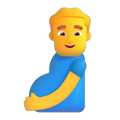 🫃 Pregnant Man Emoji on Windows