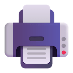 Printer Emoji on Windows