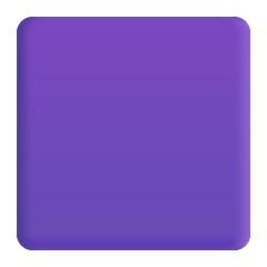 Лиловый квадрат Эмодзи в Windows