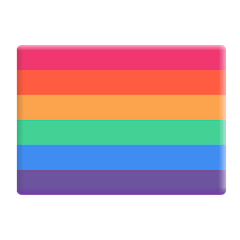 🏳️‍🌈 Bendera Pelangi Emoji Di Windows