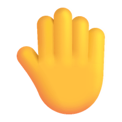 Raised Back of Hand on Microsoft