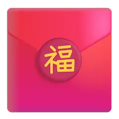 Sobre rojo de regalo Emoji Windows
