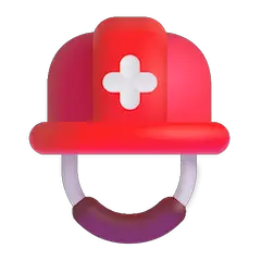 ⛑️ Casco con una cruz blanca Emoji en Windows