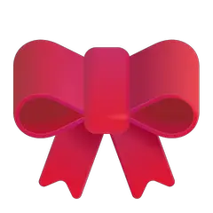 Fiocco rosa Emoji Windows
