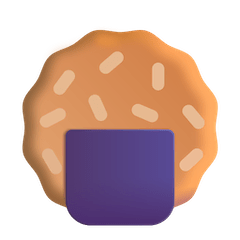 Biscoito de arroz Emoji Windows