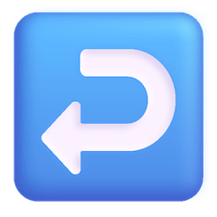 ↩️ Right Arrow Curving Left Emoji on Windows