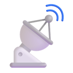 Satellite Antenna Emoji on Windows