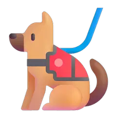 🐕‍🦺 Служебная собака Эмодзи в Windows