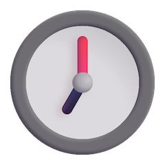 Seven O’clock Emoji on Windows
