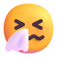 Schnäuzendes Gesicht Emoji Windows