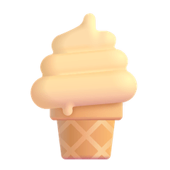 🍦 Мягкое мороженое Эмодзи в Windows