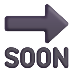 🔜 Flèche indiquant «bientôt» en anglais Émoji sur Windows