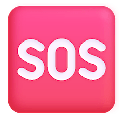 Symbole SOS Émoji Windows