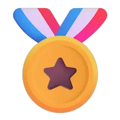 Medalha desportiva Emoji Windows