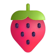 Strawberry Emoji on Windows