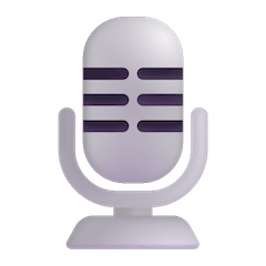 🎙️ Microfono de estudio Emoji en Windows
