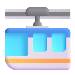 🚟 Suspension Railway Emoji on Windows