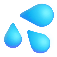 💦 Gotas de agua Emoji en Windows