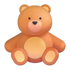 Teddy Bear Emoji on Windows