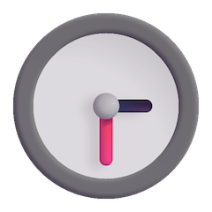 🕞 Drei Uhr dreißig Emoji auf Windows